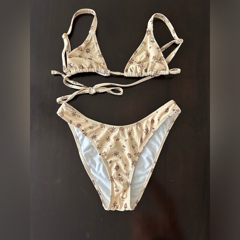 PacSun Eco Tan Floral Erica High Cut Bikini Bottom